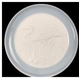 Lladr³ Porcelain Heron Pin Dish 4 in
