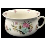 Brooks Brothers Floral Ceramic Chamber Pot 9.5"