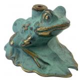 Cast Brass Frog Fountain Head Sprinkler