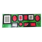 10-Piece Black Picture Frame Set
