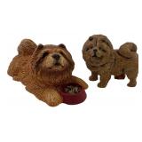 Sandra Brue Chow Chow Dog Figurines