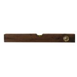 18-Inch Hardwood & Brass Spirit Level