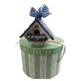 Mud Pie 1998 Ceramic Birdhouse Ornament