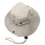 Newhattan Beige Cotton Boonie Hat L/XL 13.5"