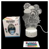 Hello Kitty LED Lamp & Cinnamoroll Snow Globe