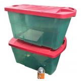 Rubbermaid Holiday Light Boxes, Set of 2