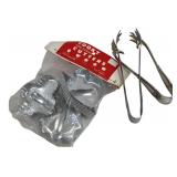 Aluminum Cooky Cutters & Bird Claw Tongs