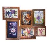 Set of 6 Framed Diamond Paintings