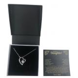 MetalShines White Gold Forever Love Necklace