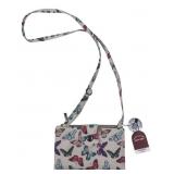 Mundi Butterfly Pattern RFID Crossbody Wallet