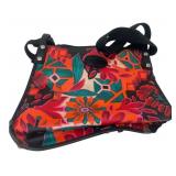 Fossil Floral Crossbody Bag 10x11x3"