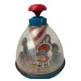 Raggedy Ann & Andy Plastic & Tin Spinning Top