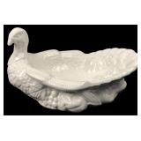 Style Eyes Baum Bros White Ceramic Turkey Bowl