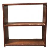 Small Wooden Open Bookshelf