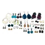 Large Lot of Assorted Costume Earrings
