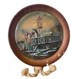 Korean Turtle Ship Relief Wall Plaque