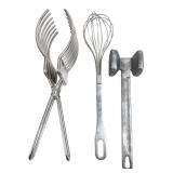 K¼chenprofi Tongs, Rostfrei Whisk, Meat Mallet