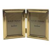 Bowon Solid Brass Double Picture Frame
