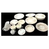 Homer Laughlin 19-Pc Pink Floral Dinnerware