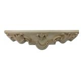 Decorative Cast Resin Wall Shelf 24"L