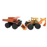 Vintage Toy Dump Truck & Loader