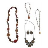 Assorted Costume Jewelry Necklaces & Earrings
