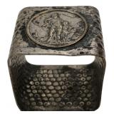 Mont Saint Michel Silverplate Napkin Ring