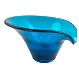 MCM Viking Blue Art Glass Bowl