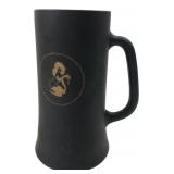 The Playboy Club Black Ceramic Stein 6.5"H