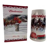 Budweiser 2011 Holiday Stein with Box