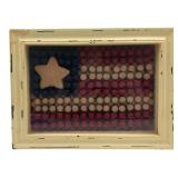 Interior Accents Americana Flag Shadow Box 11x18"