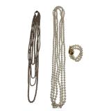 Assorted Faux Pearl Jewelry Lot