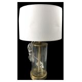 Target Glass & Brass-Toned Fillable Table Lamp...