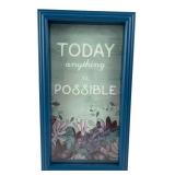 Framed Motivational Succulent Sign