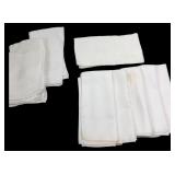 The Linen Center White Cloth Napkins Lot of 8