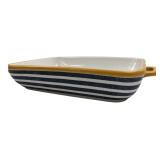 FEED + Target Striped Stoneware Baking Dish
