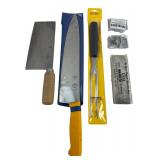 Wenger Swibo Knife, Atlas Cleaver & Case Stone...