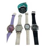 Lot of 5 Assorted Wristwatches Nine West & Smael