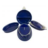 Cobalt Blue Serveware Set