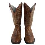 Ariat Brown Leather Western Boots Size 6.5B