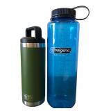 Yeti 18oz Cup & Nalgene 48oz Water Bottle