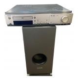 Onkyo DR-S2.2 DVD Receiver & SKW-120 Subwoofer,...