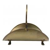 Brass Fireplace Log Holder 22"