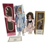 Regal Stacy & ICS Little Bo Peep Porcelain Dolls