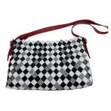 Nahui Ollin Woven Wrapper Checkerboard Handbag