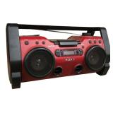 Sony Red MP3 CD Radio Boombox
