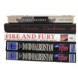 Mixed Lot of 6 Books - Fire & Fury, The Fifties