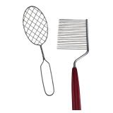 Vintage Wire Skimmer & Red Handle Cake Breaker