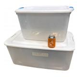 Sterilite Clear Plastic Storage Totes