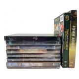 Mixed Lot of 9 DVDs; unused and series